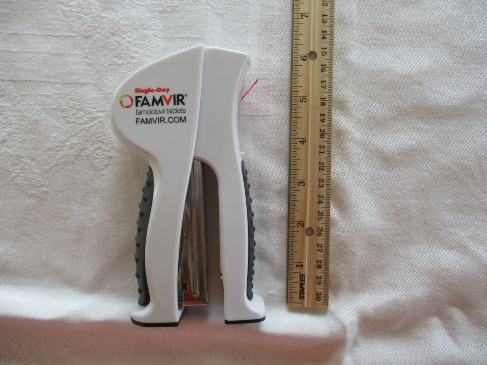 Vintage FAMVIR Stapler Drug Rep Pharma Advertising