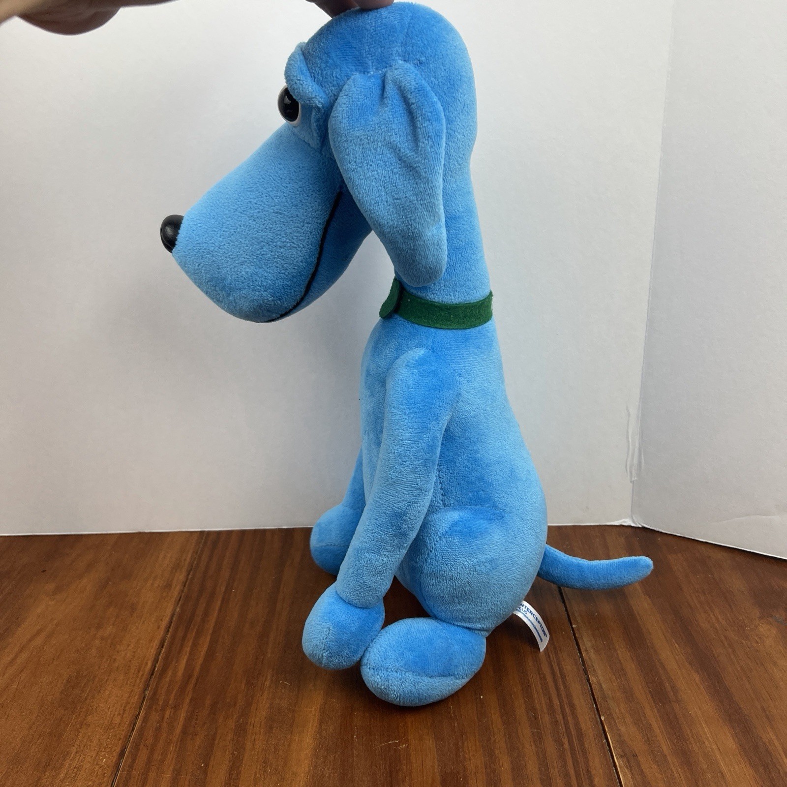 Rare Interceptor Plus Blue Plush Advertising Dog 14″ Drug Rep Pharmaceutical