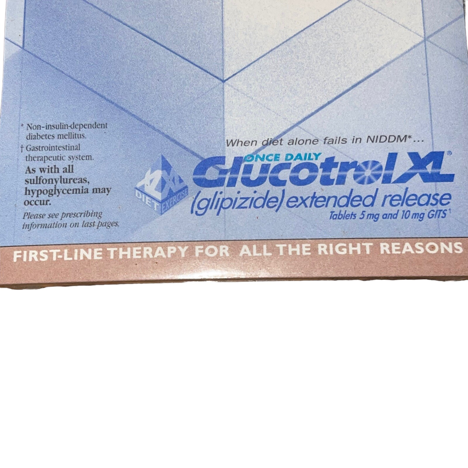 Glucotrol XL Drug Rep Pharmaceutical Sealed Note Paper Pad Rare New Unopened