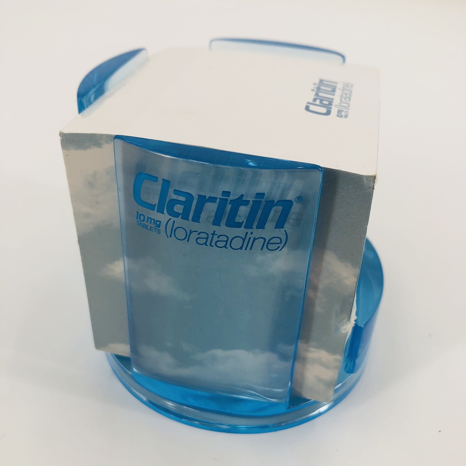 Claritin Loratadine Pharmaceutical Advertising Sealed Sticky Notes & Holder