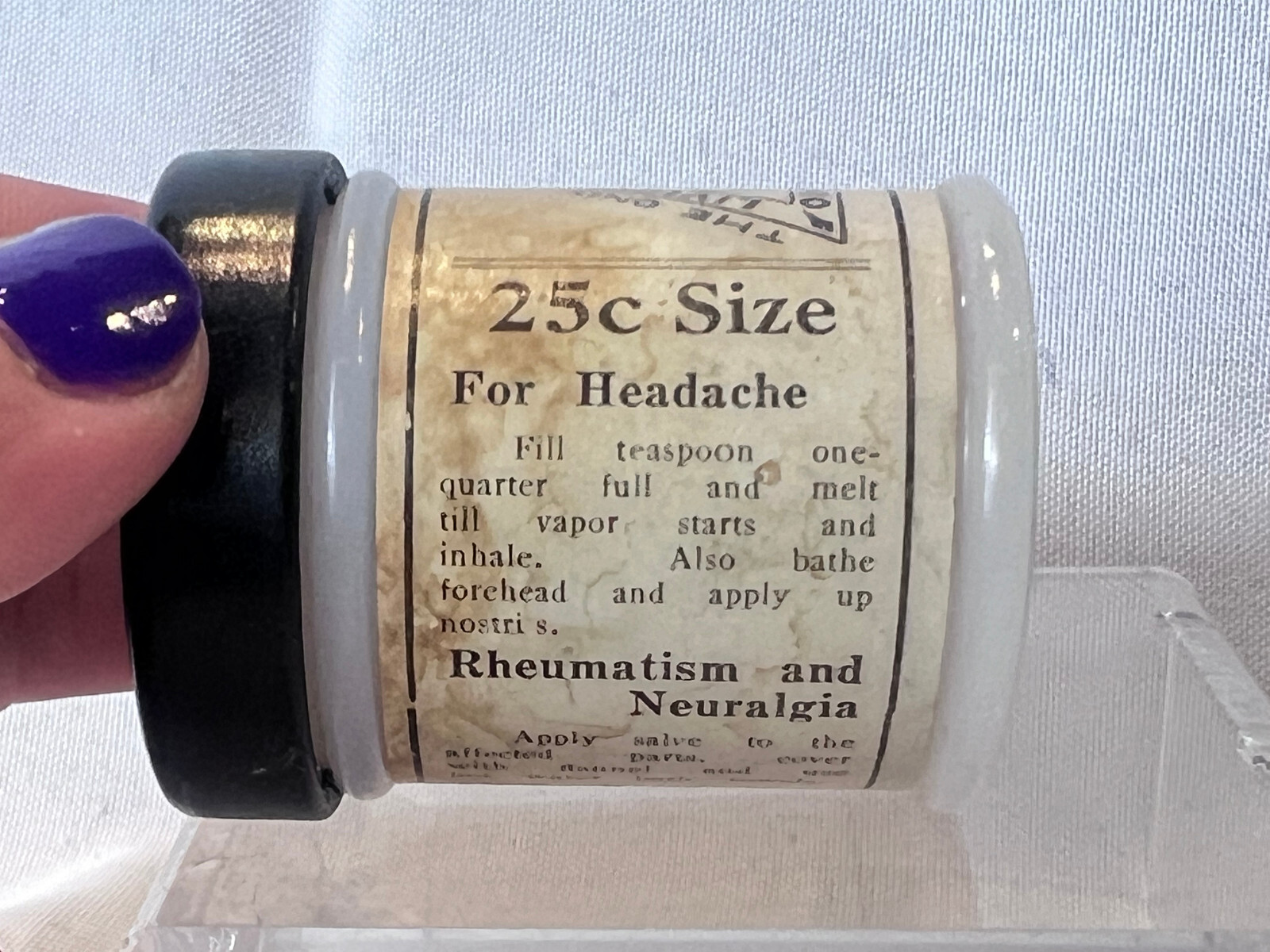 Drug Store Lot Livicks’s Vapor Ointment Penicillin Potassium & Empty Pill Box