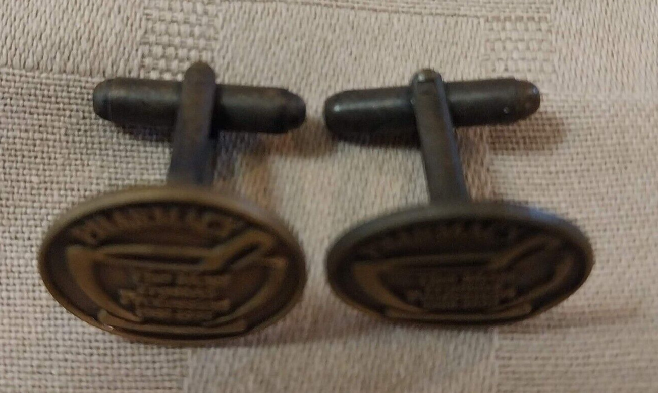 Vintage ’98 Schering Laboratories Pharmacy Cuff Links ” Most Trusted Profession”