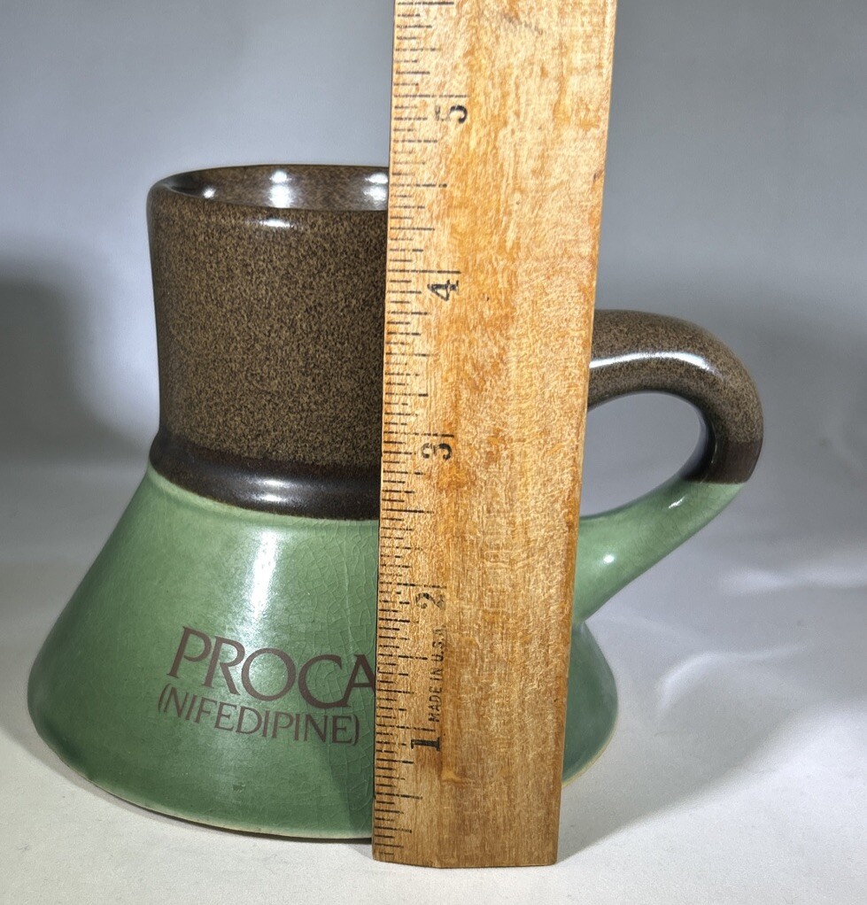 Pharmaceutical Mug PROCARDIA NiFedipine Ceramic Commuter Mug 90s Coffee Cup