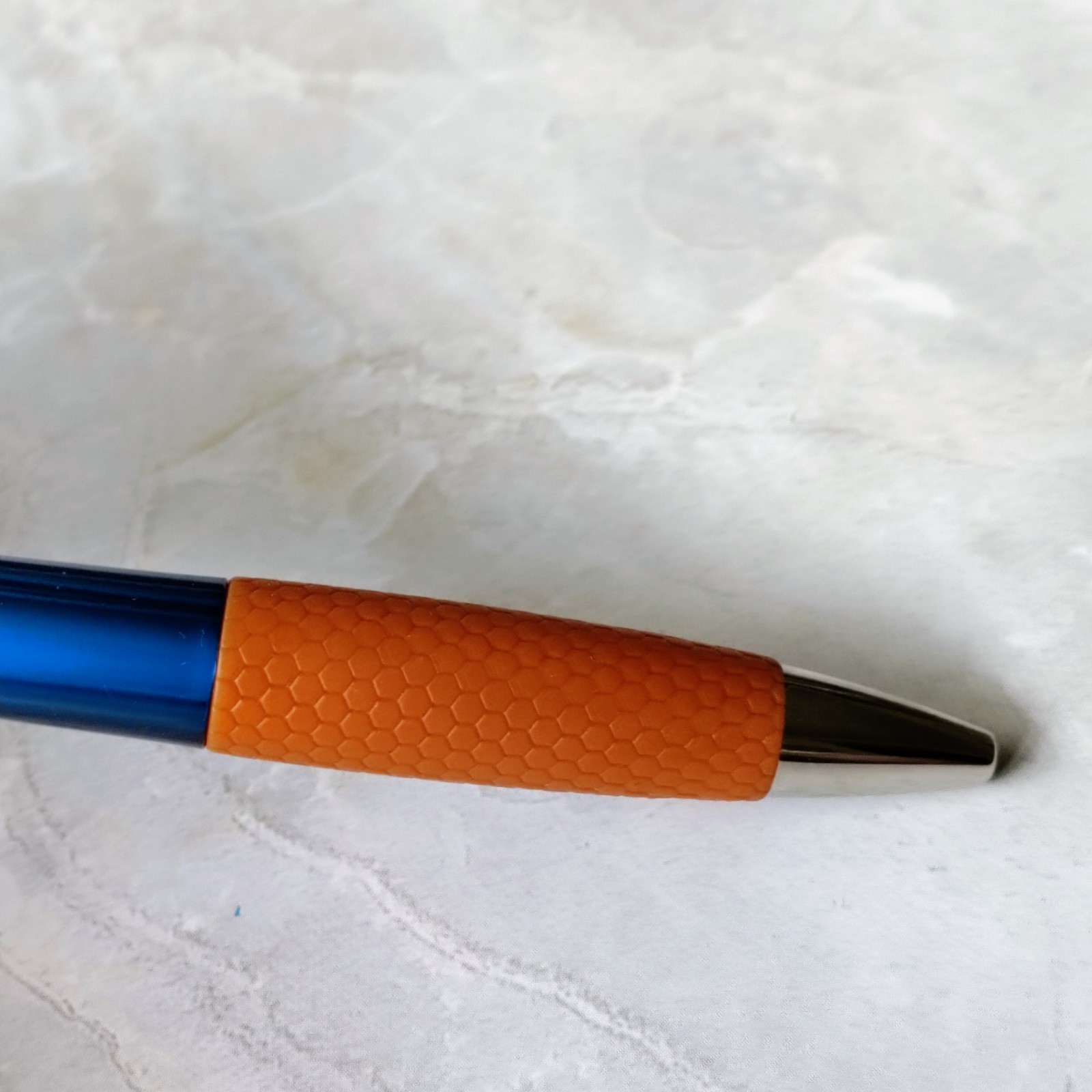 HTF Amrix Pharmaceutical Drug Rep Promo Advertising Pen RARE Blue Orange