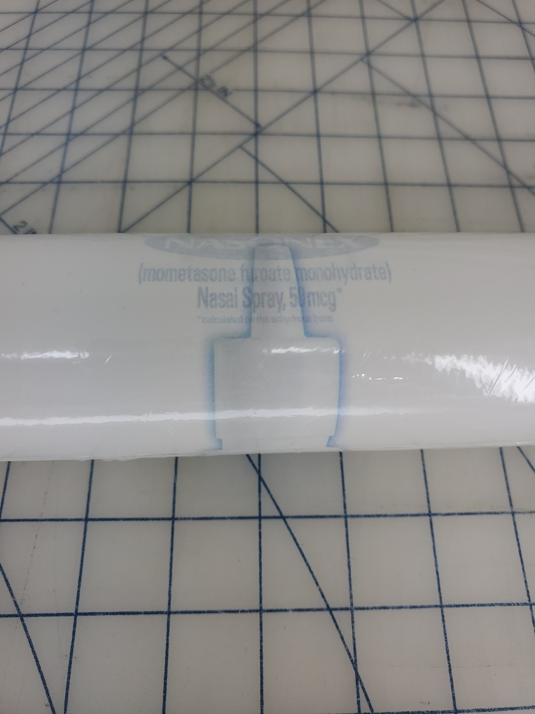 logo print NASONEX nasal spray Drug Rep merch EXAM TABLE PAPER ROLL new 18″ wide