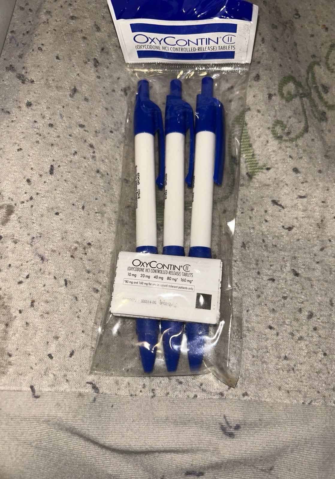 Oxycontin PENS Drug Rep Pharmaceutical Promo Sealed Original Package VERY RARE