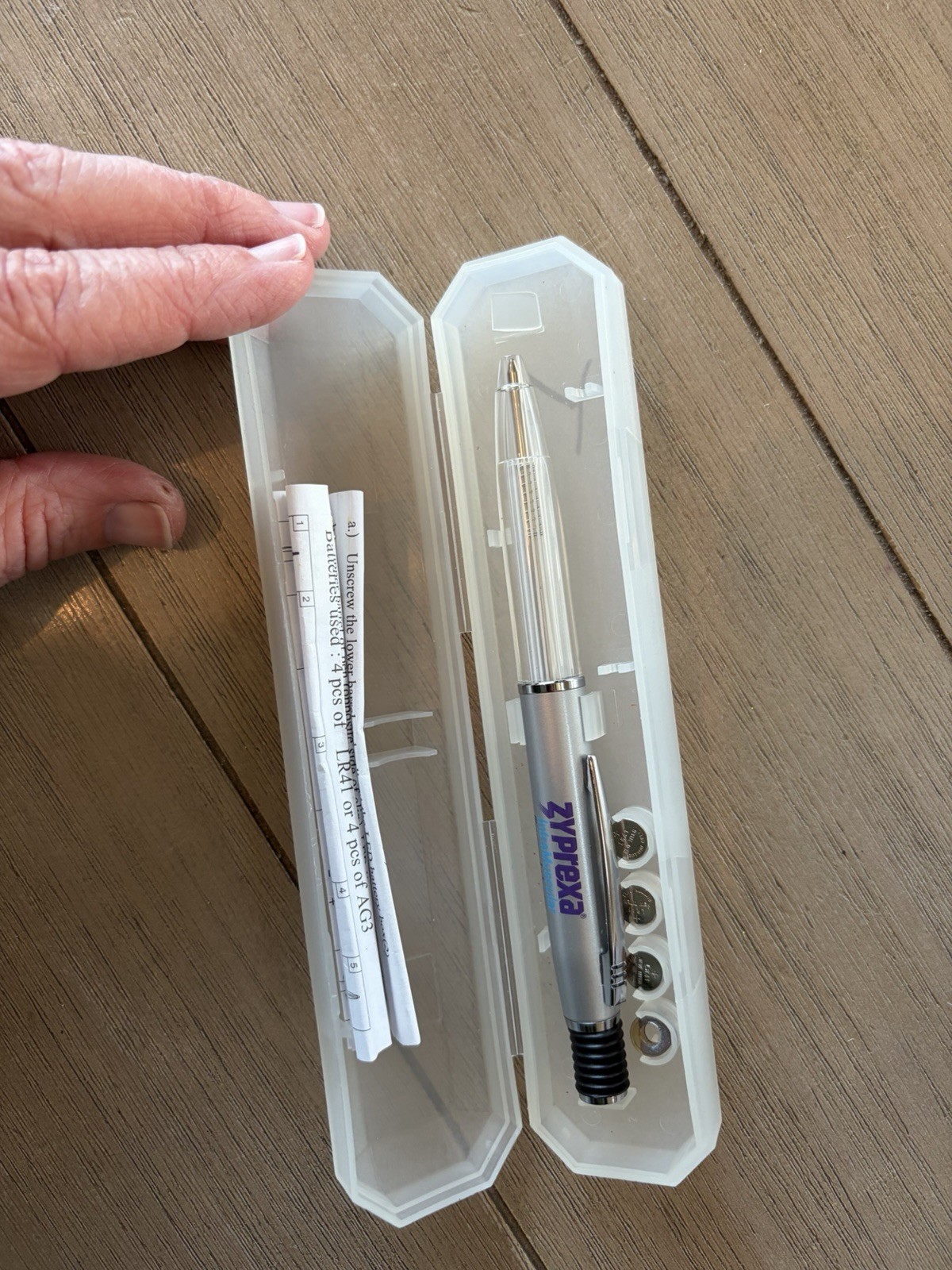 Zyprexa Pen Drug Rep Pharmaceutical Promo Medical Advertising Working