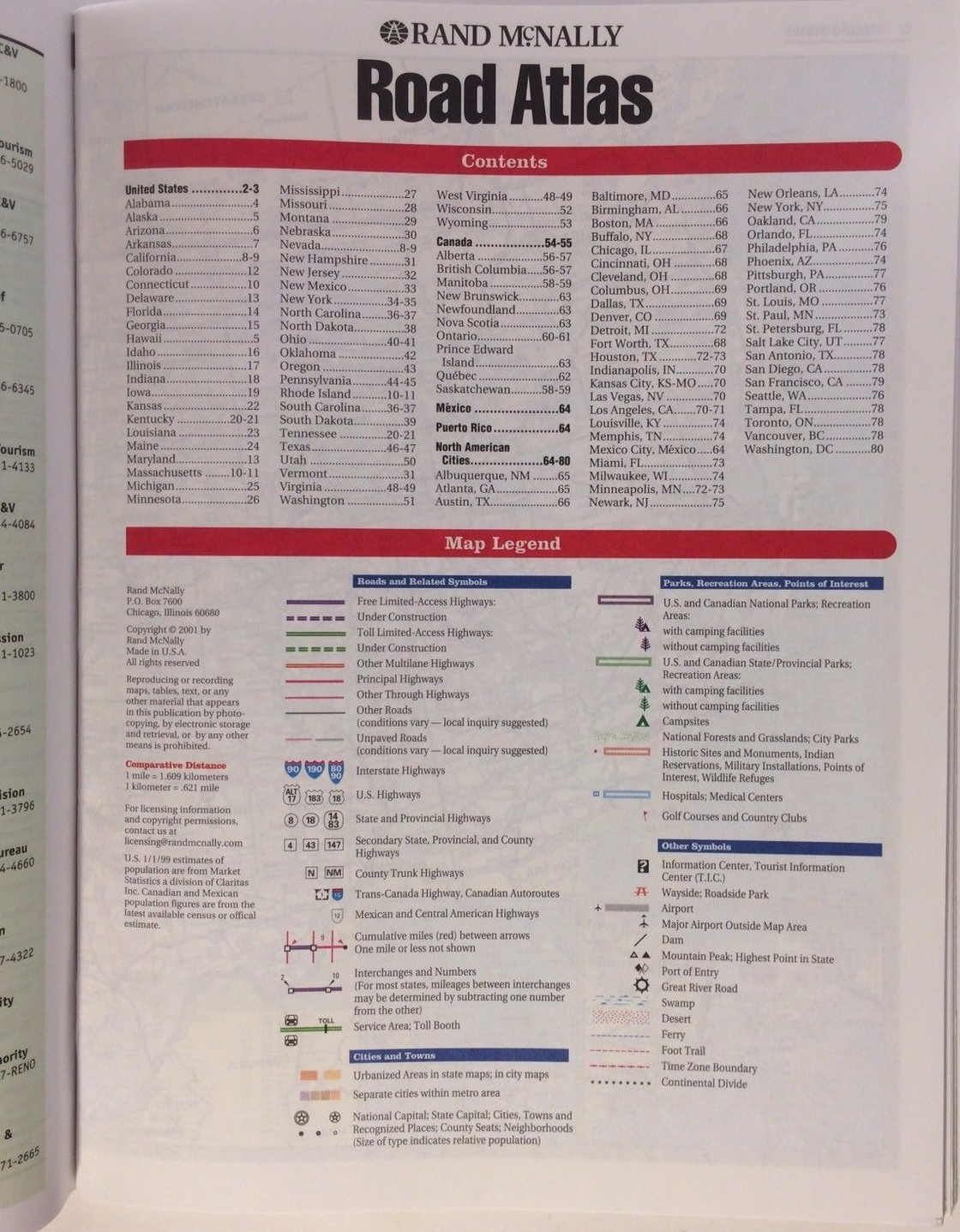 Glucotrol XL Pharma Drug Rep Promo Rand McNally USA Road Maps – VERY RARE