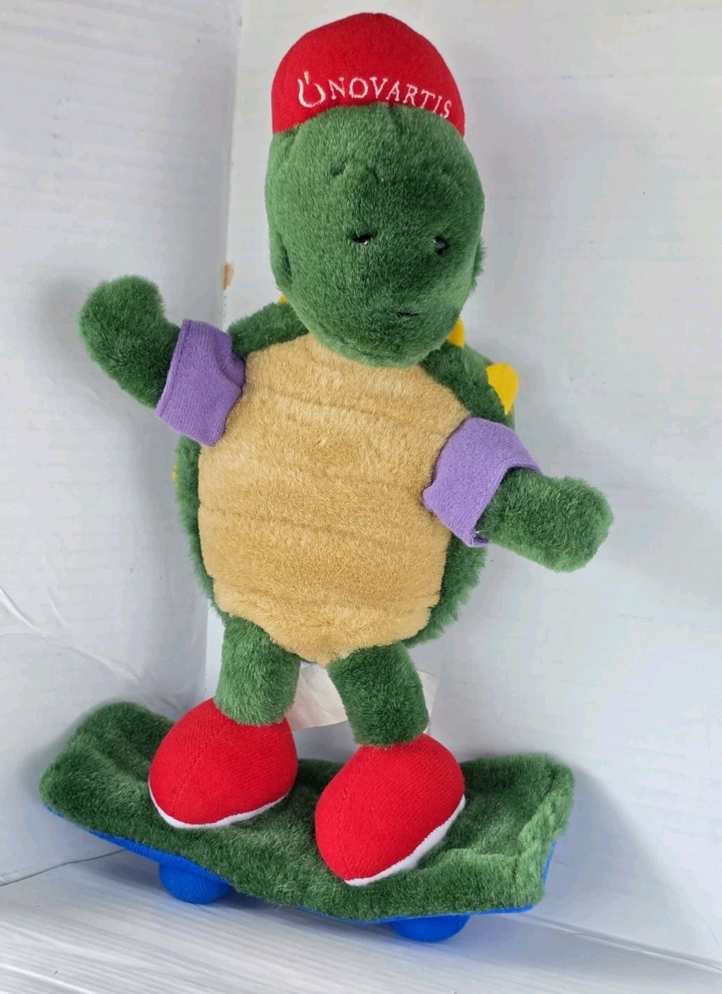 Novartis Pharma Drug Rep Promo Skateboarding Turtle Plush 12″ Creature Comforts