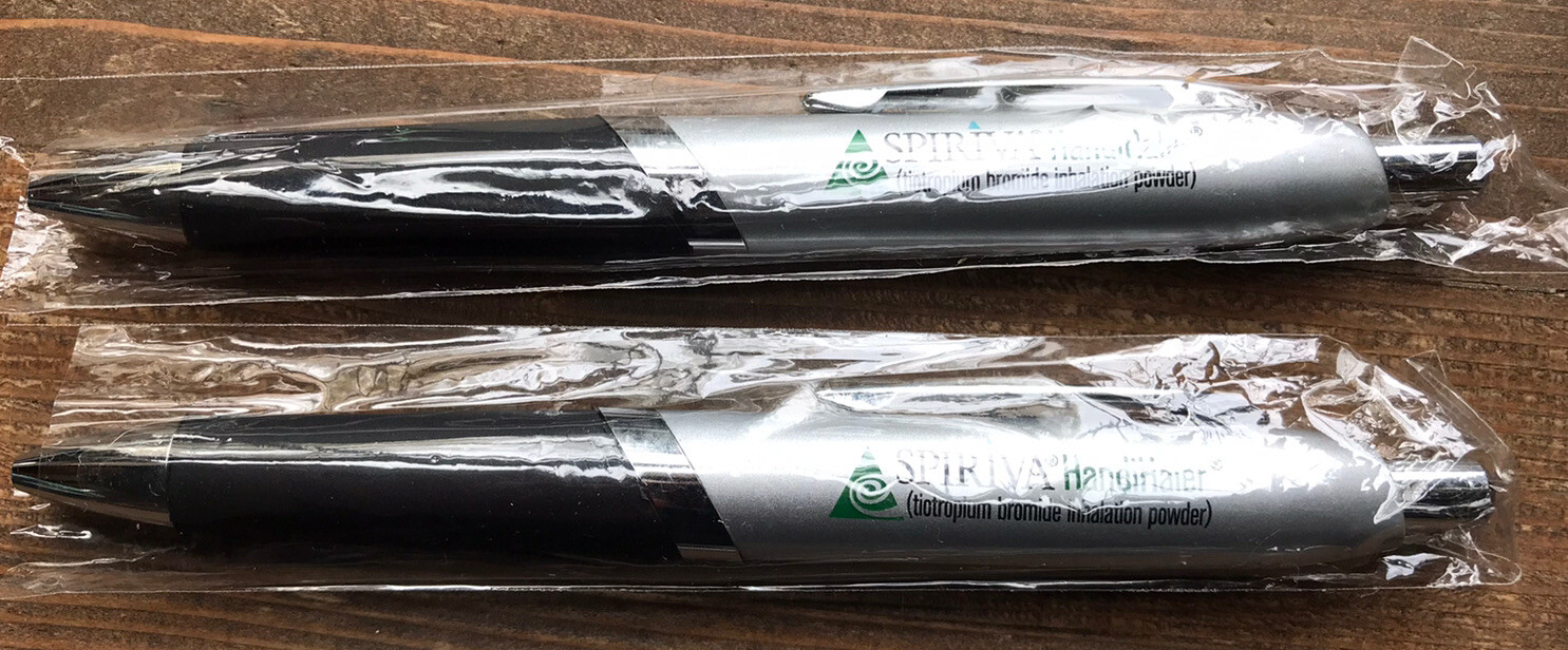 2 SPIRIVA PHARMACEUTICAL DRUG REP PENS