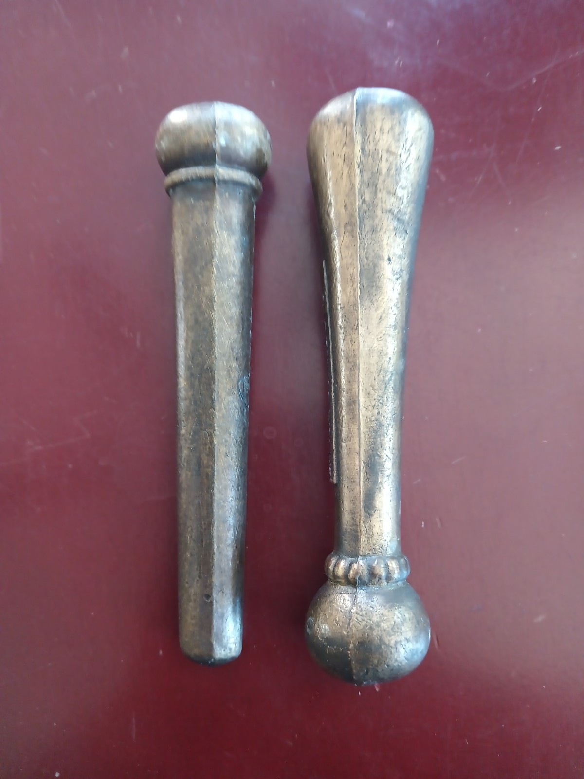 Vintage Solid Brass Schering Pestle Lot X2