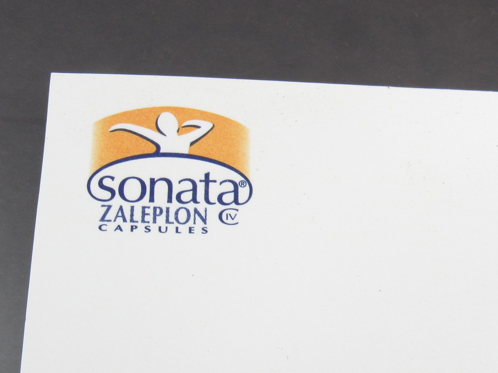 Sonata CIV PEN + Sticky Notes Drug Rep Pharmaceutical Promo Advertising w/ Info