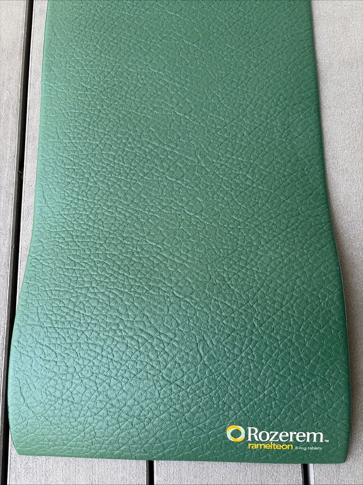 Rozerem Ramelteon Advertising Green Desk/counter Mat Drug Rep Promotional 3’x1’