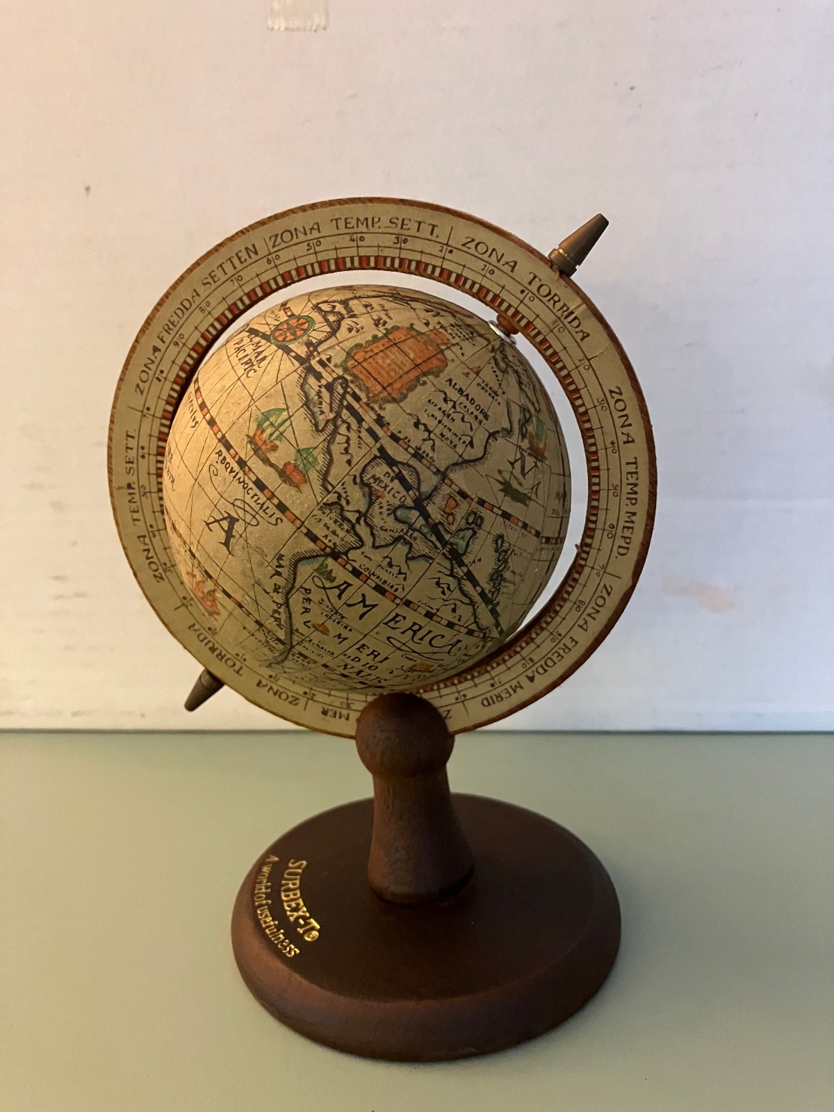 VINTAGE SURBEX-T PHARMACEUTICAL REP DRUG ADVERTISING WORLD GLOBE