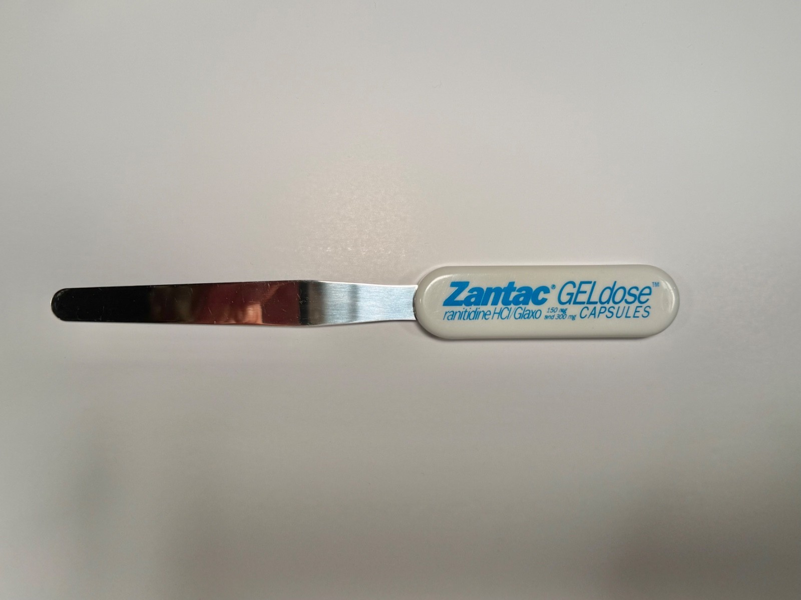 Vintage Zantac Drug Pharmaceutical Medical Counting Spatula Promotional