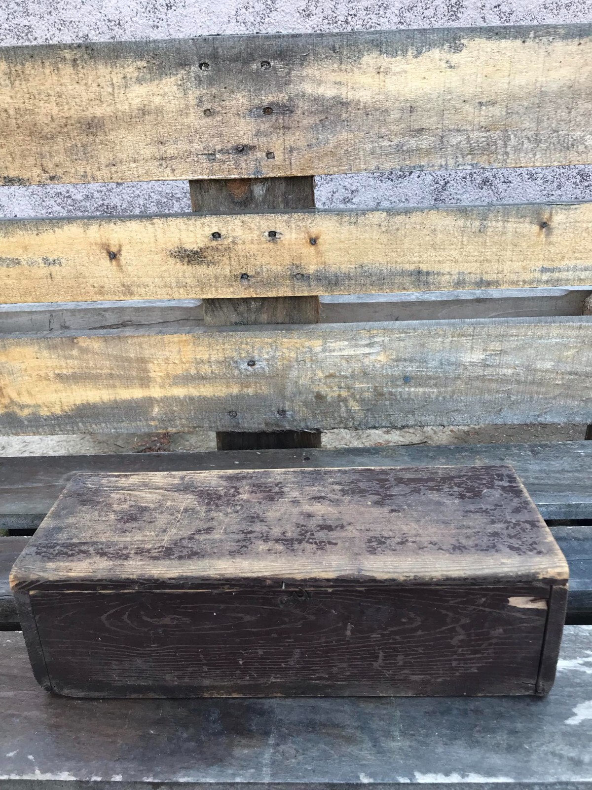 Vintage Wooden Medical Box Test tube Flask Holder Old Original
