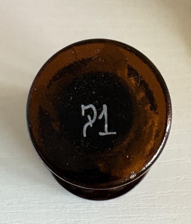 Vintage Codeine Chemist Apothecary Jar *CODEINI PHOSPHAS* Ground Glass Stopper