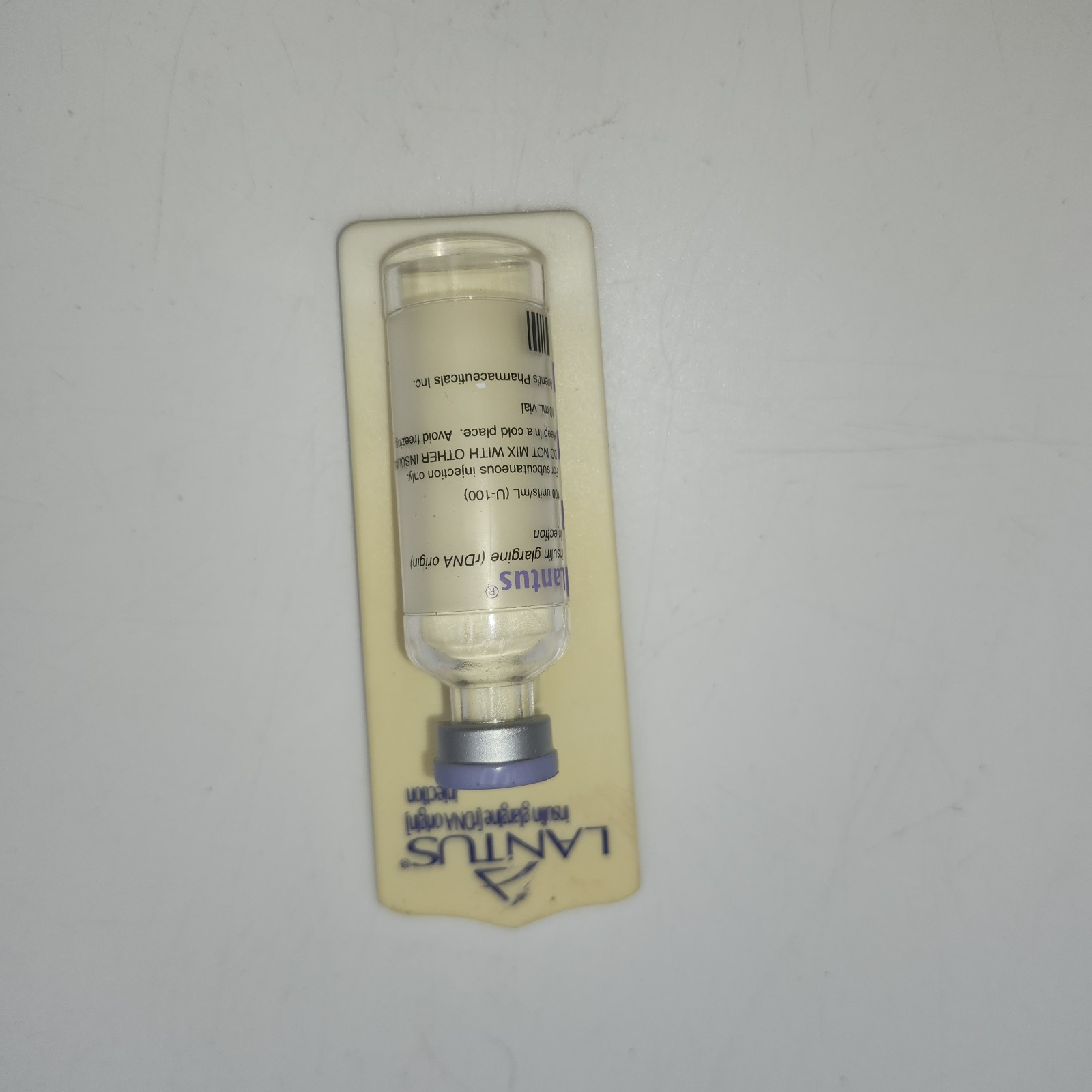 Drug Rep Pharmaceutical Advertising LANTUS Refrigerator Magnetic Clip VTG magnet