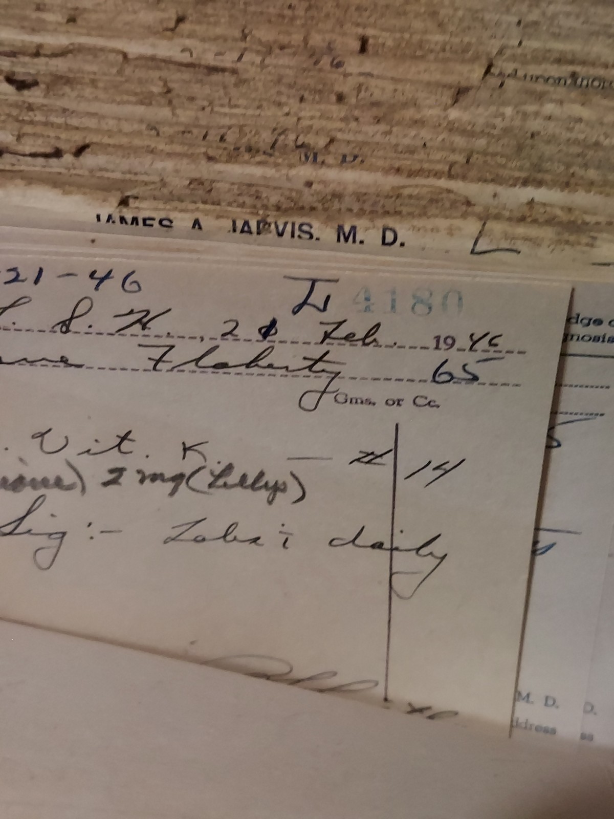 Lot Hundreds Antique 1940’s Paper Prescriptions Pharmacy Medical RX Handmade Box