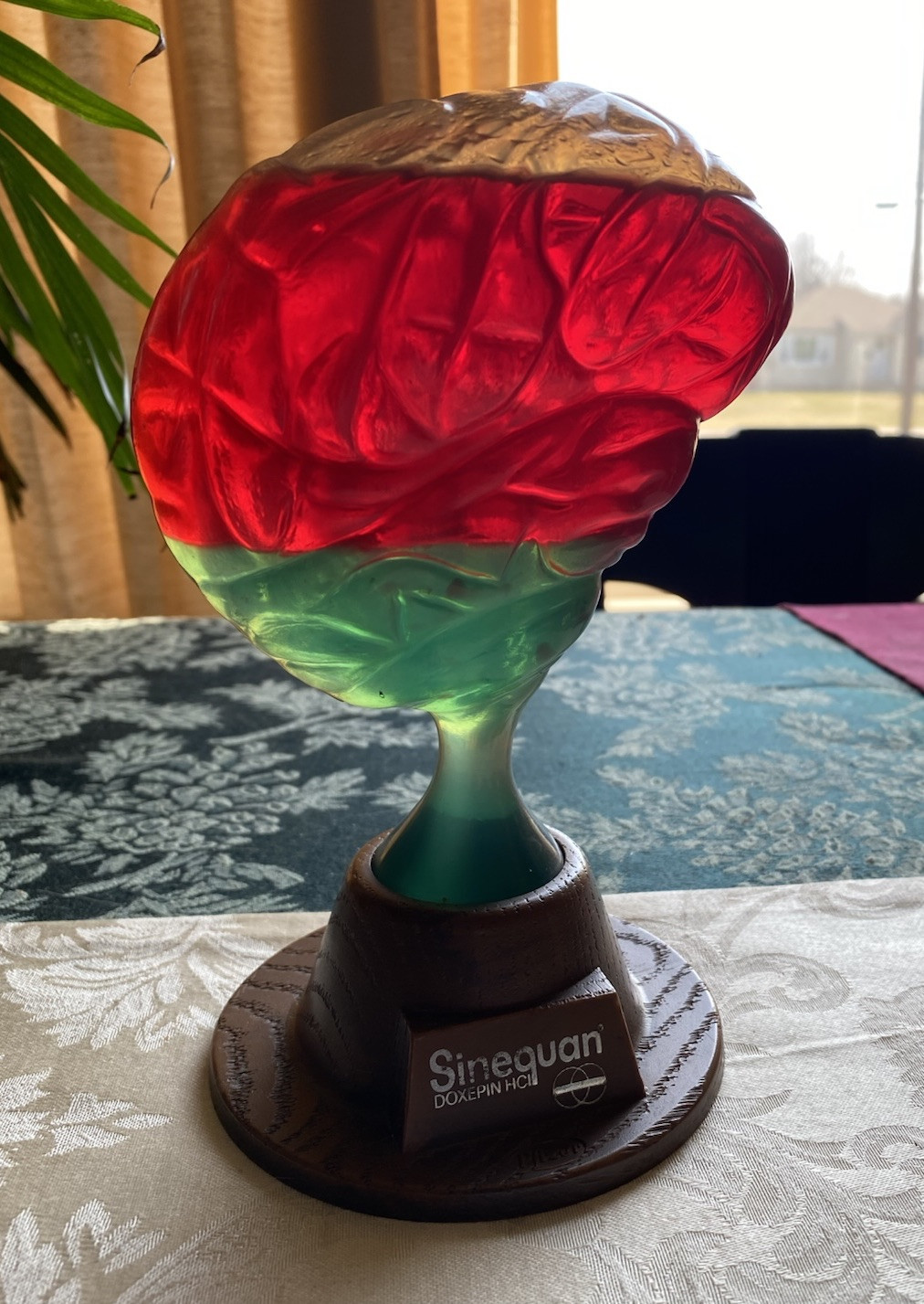 Vintage Sinequan Doxepin HCl by Pfizer Brain Hemisphere Medical Promotional