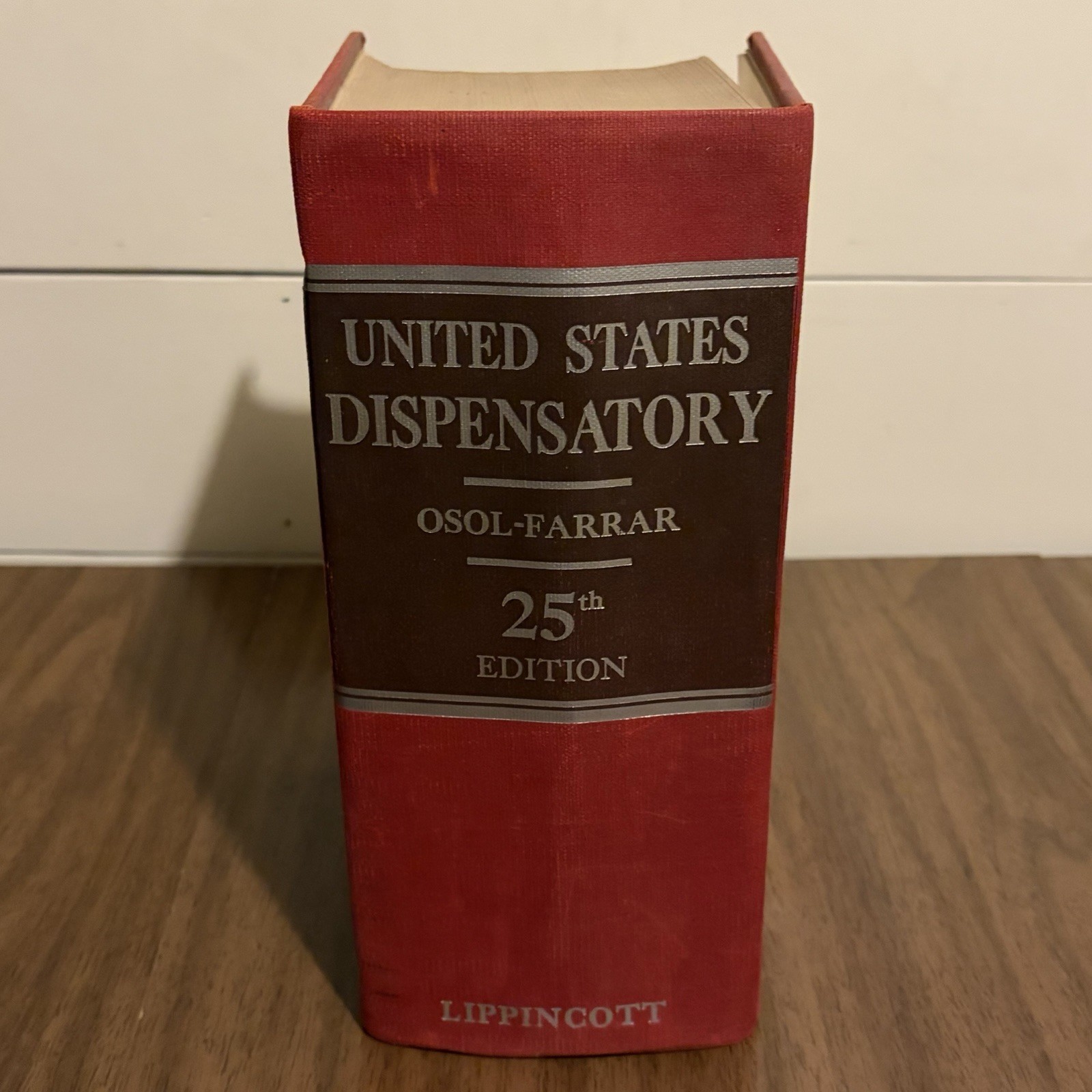 The Dispensatory of the United States of America 25th Ed 1955 Medical Book