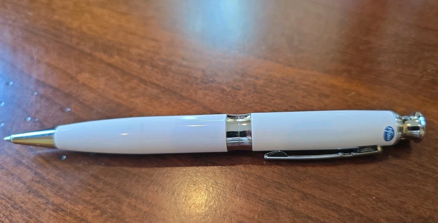 FemHRT Pfizer Ink Pen Drug Pharmaceutical Rep Advertising Heavy Metal Twist