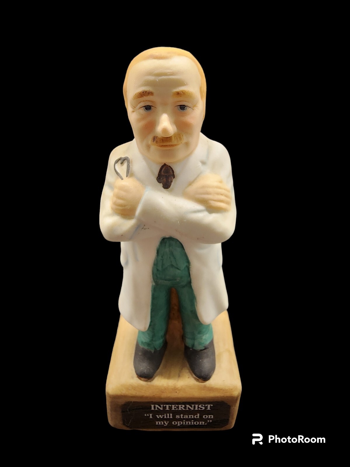 Doctor Figurine Internist Abbott Pharmaceutical Advertising 1970s