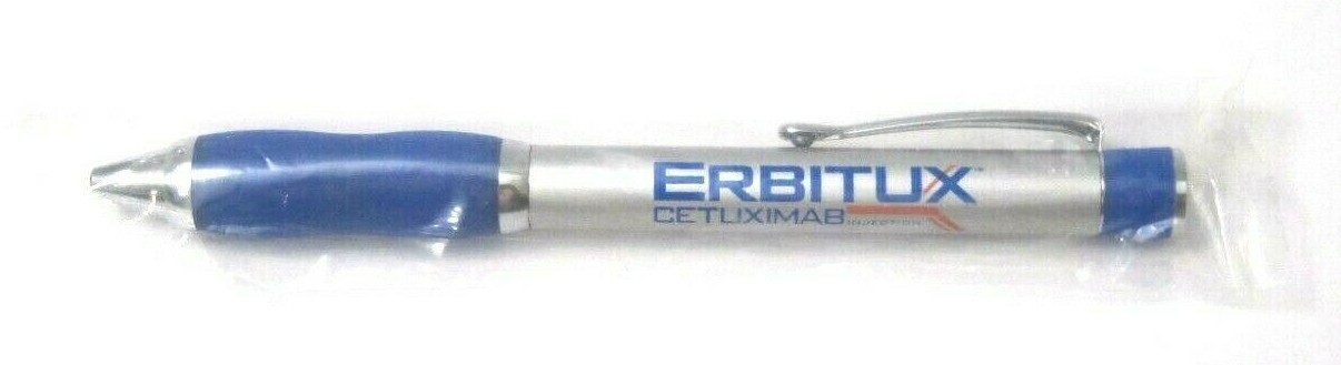 Drug Rep ERBITUX Collectible Heavy Metal Pen with Stylus RARE