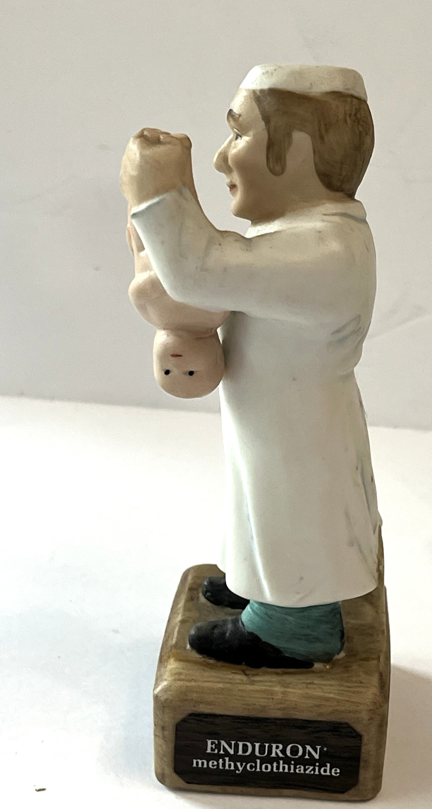 Vintage Doctor Figurines Big Pharma Abbott Cobid Obstetrician Internist