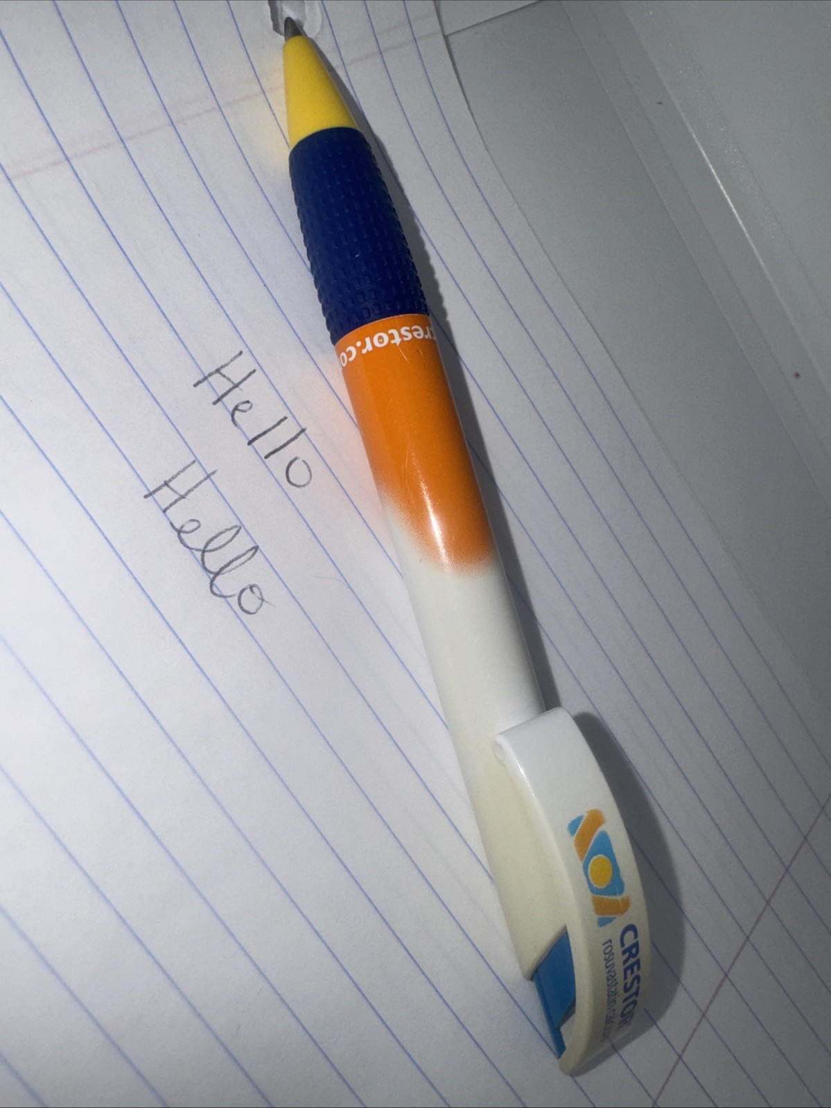 Crestor Plastic PEN Drug Rep Pharmaceutical Promo Medical Advertising Black Ink