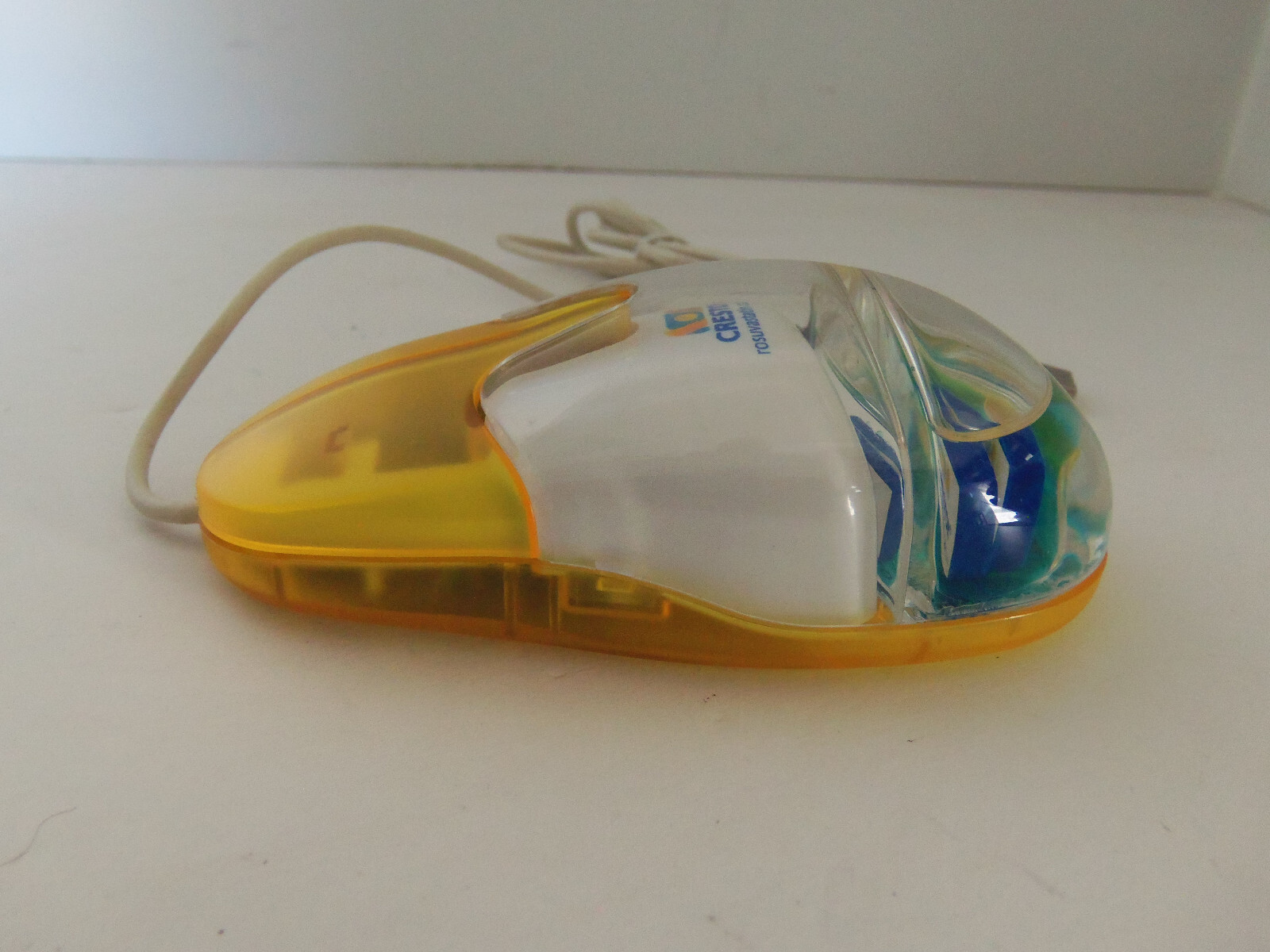 Vintage CRESTOR Pharmaceutical Drug Rep Aqua Computer Mouse USB Collectible NEW