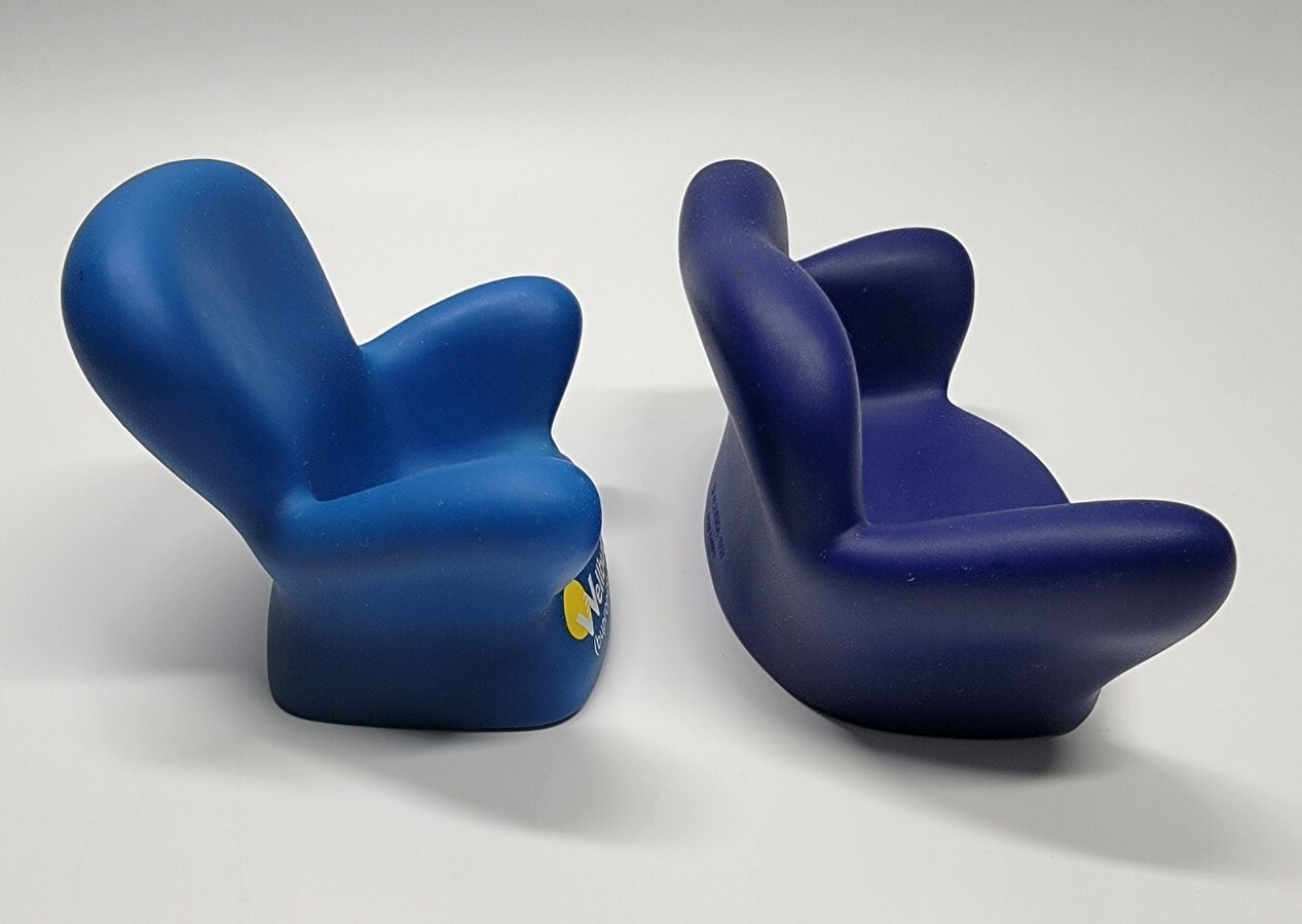 Vintage 1990’s Glaxo Smith Kline Mini Couch Chair Set Pharmaceutical Promo