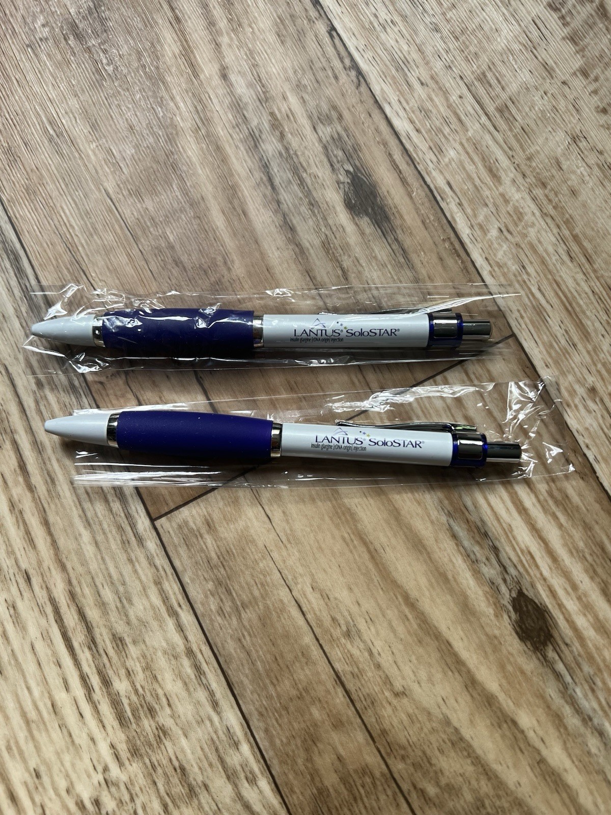 Drug Rep LANTUS SOLOSTAR Collectible Metal Pen Lot Of 3 RARE