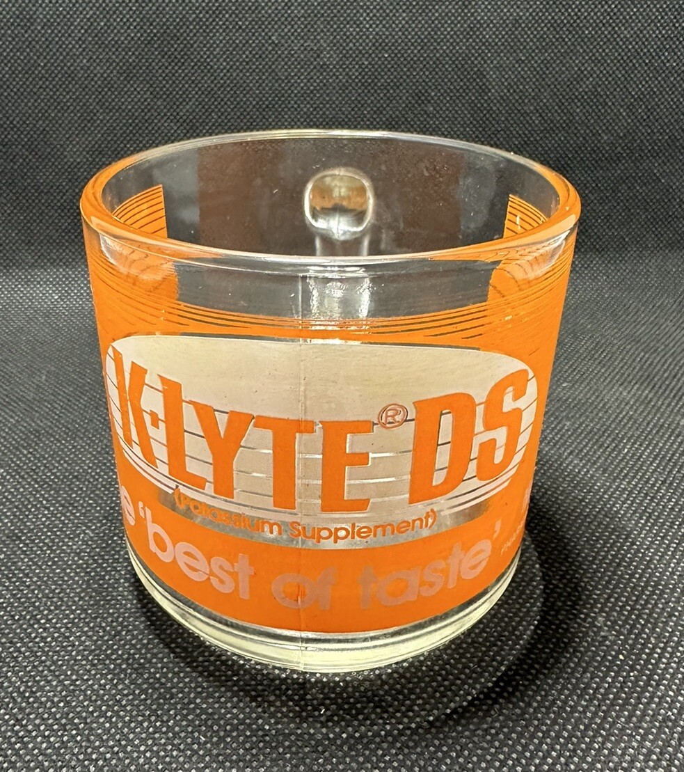 VTG Glass K-Lyte DS Pharmaceutical Mug Potassium Supplement Anchor Hocking USA