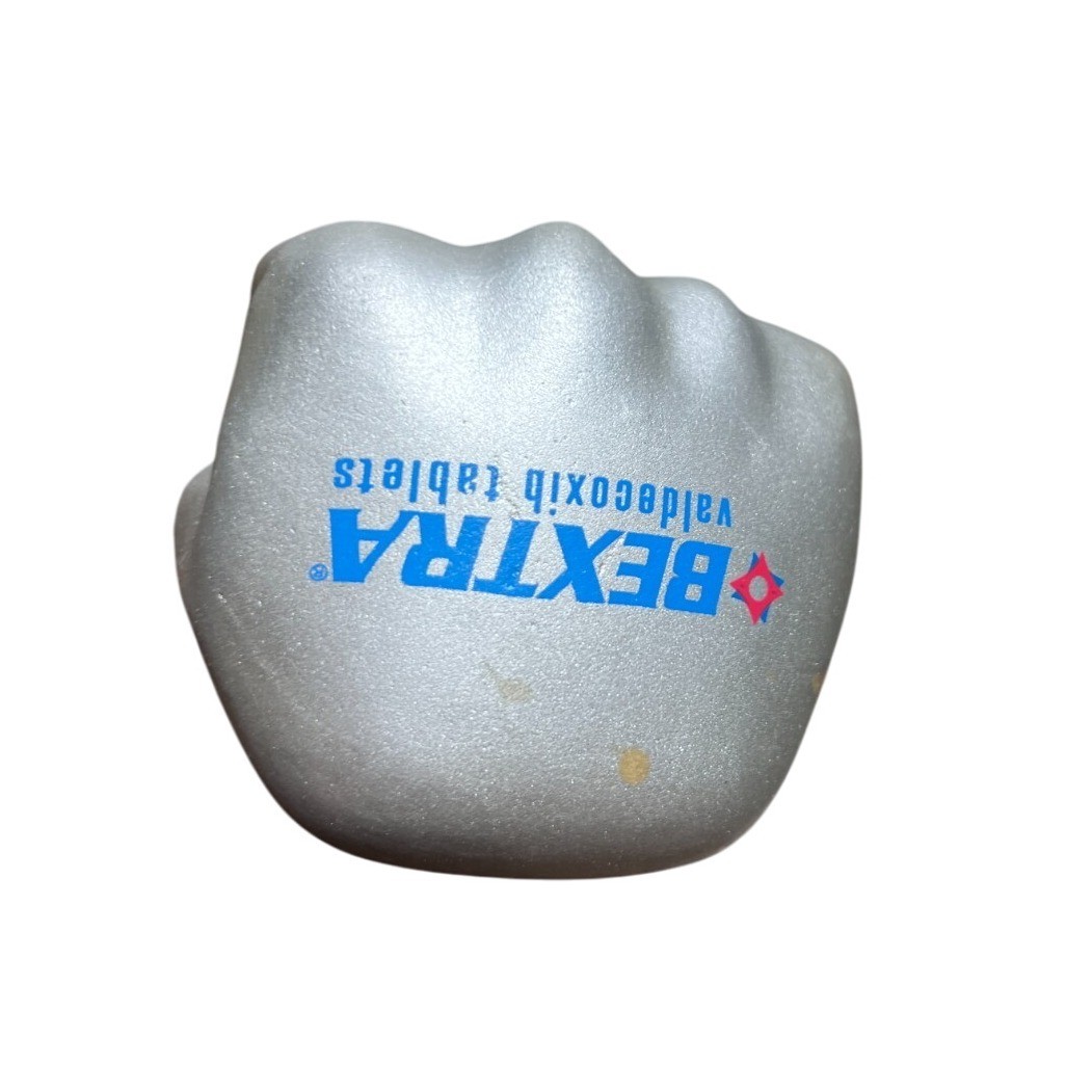 Bextra Drug Rep Pharmaceutical Metal Advertising Promo Hand Shaped Stress Ball