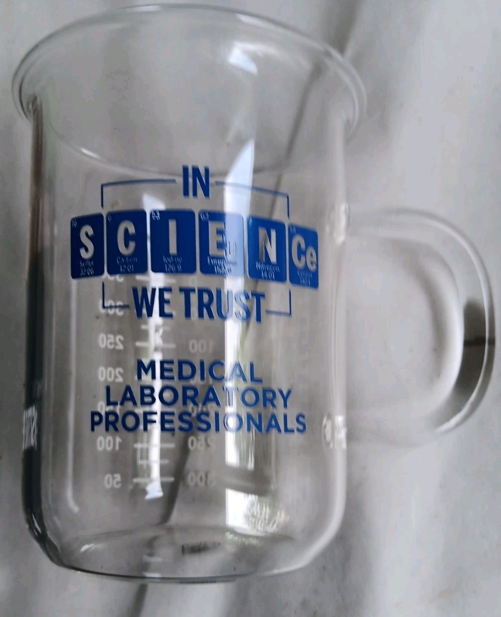 In Science We Trust Medical Laboratory Professionals Glass /Mug