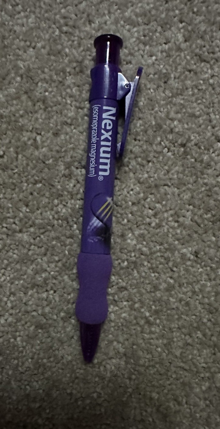 Nexium Pen Drug Rep Pharmaceutical Advertising Gel Pen – Plastic – New