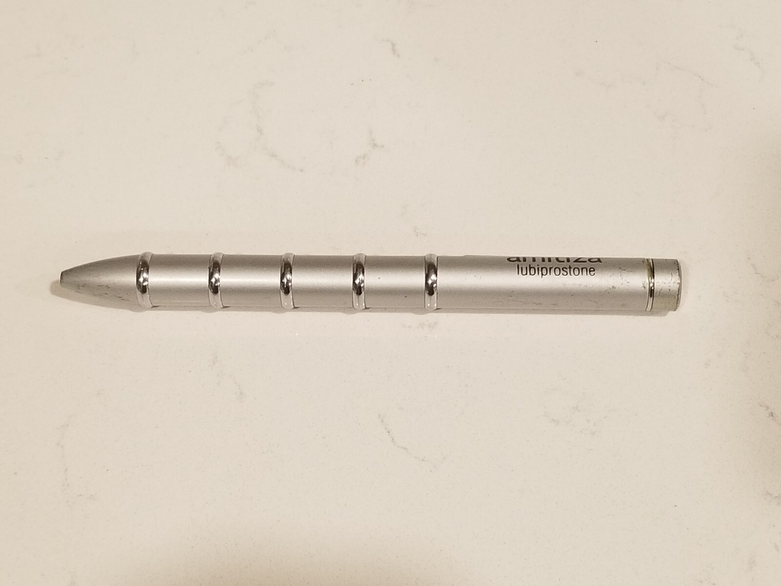 Drug Rep AMITIZA Collectible Heavy Metal Vintage Pen, Color: Metalic Gray