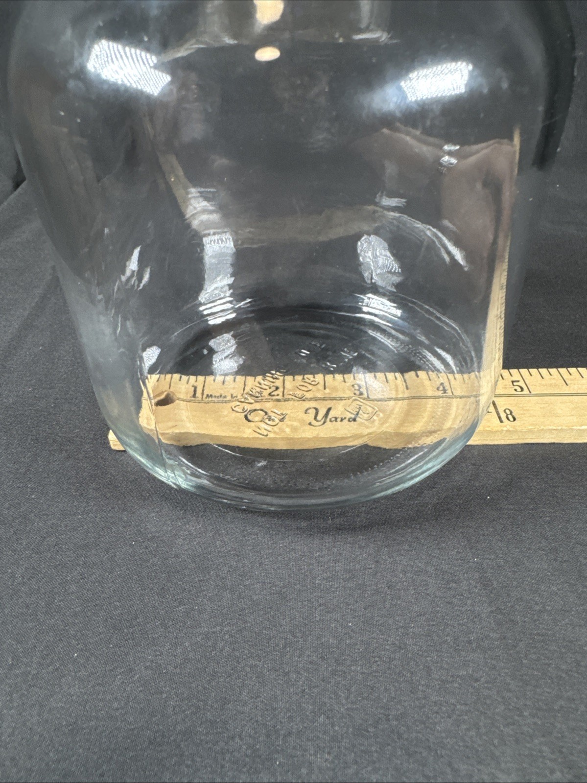 ✨RARE Drug Rep Humulin Clear Glass Canister Jar Pharmaceutical Container Holder✨