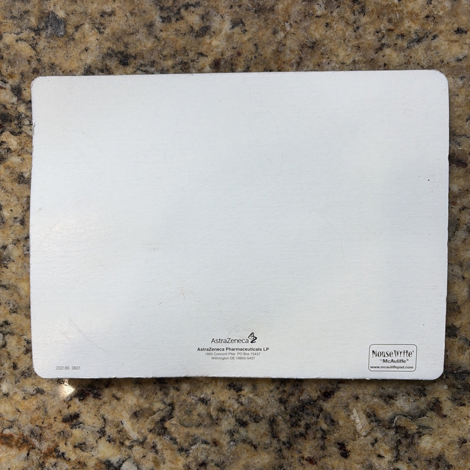 MouseWrite McAuliffe Notepad Seroquel Prescription Drug Writing Pad AstraZeneca