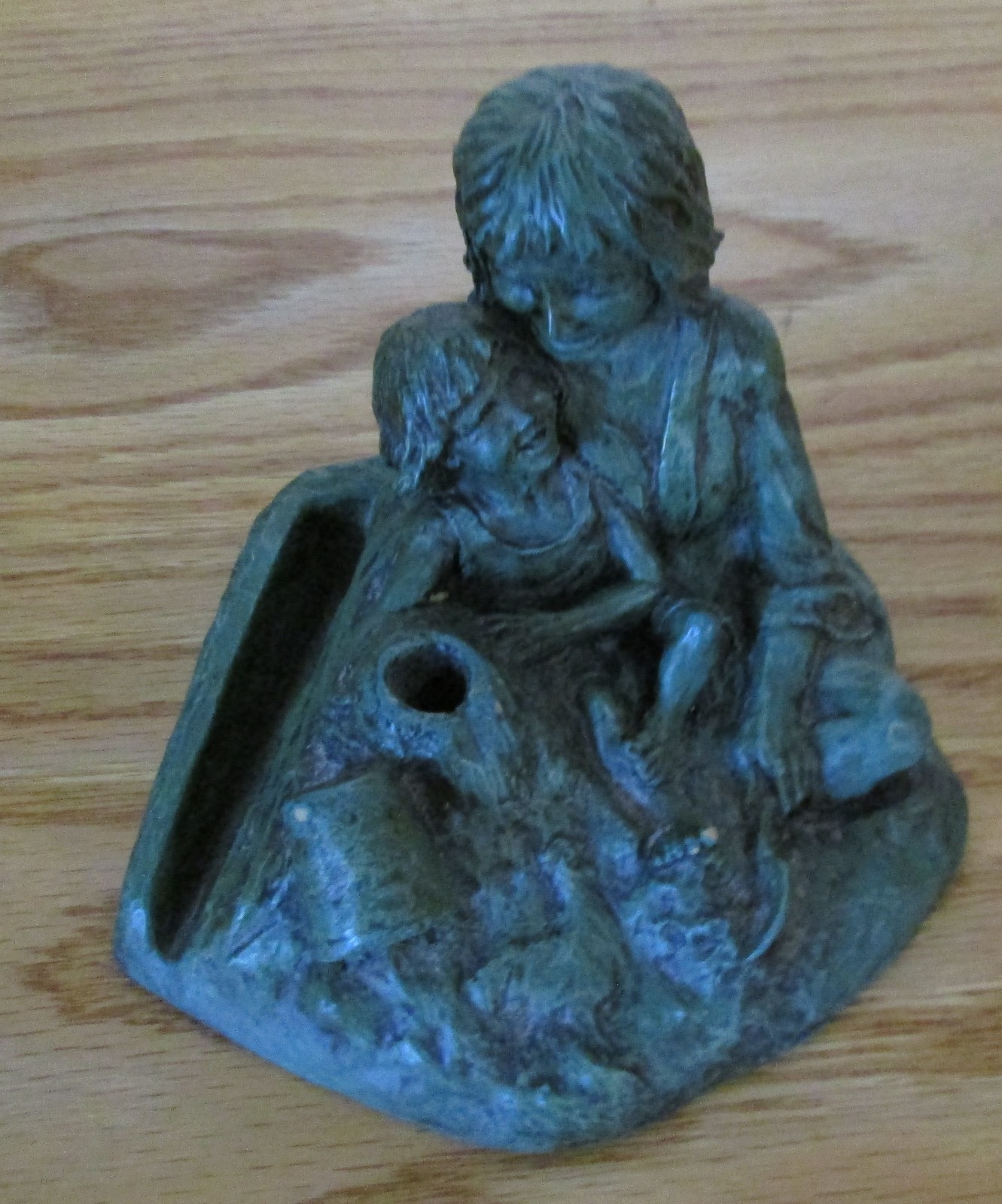 1992 Burroughs Wellcome Zovirax Drug Rep Advertising Pen & Pad Holder Figurine