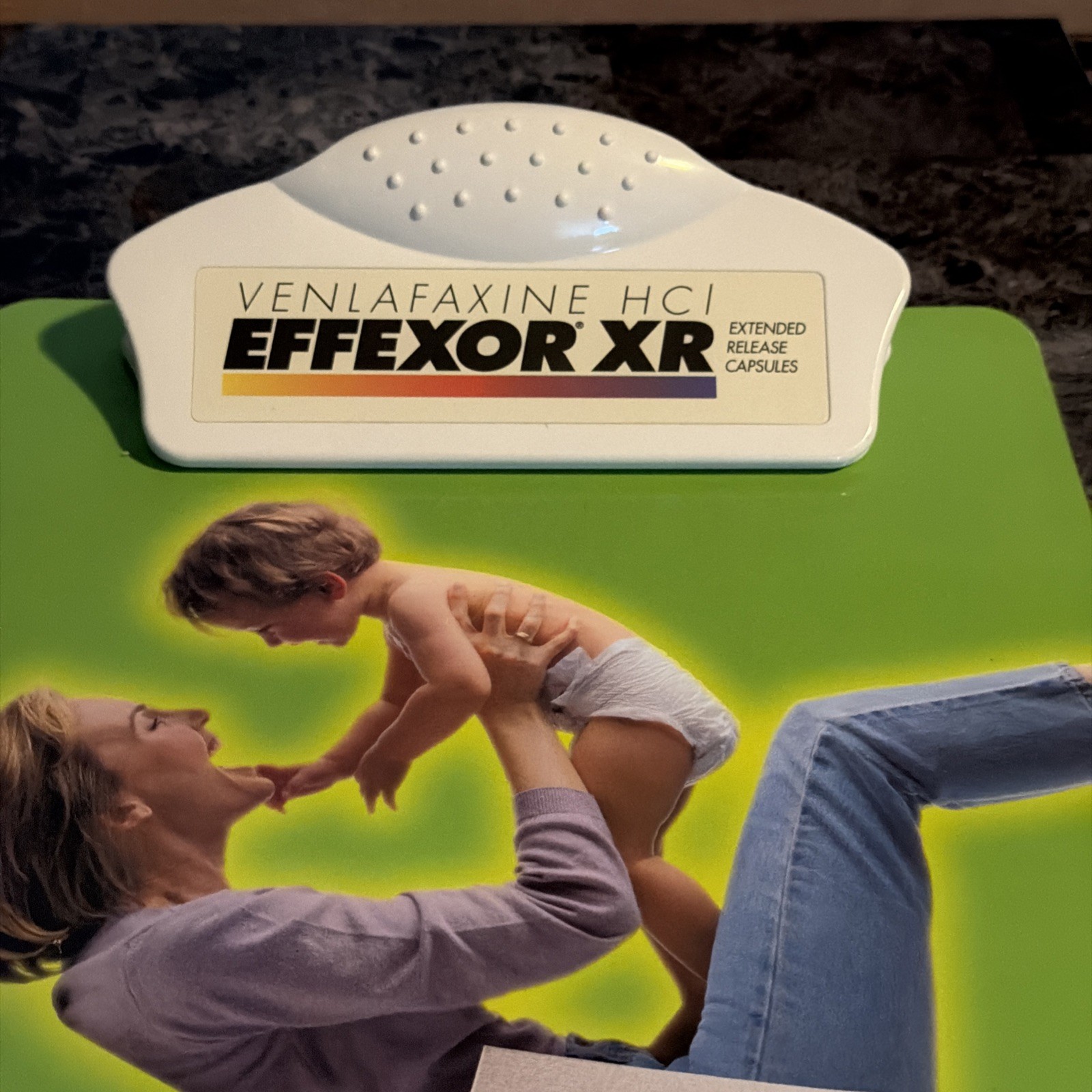 Effexor XR Clipboard Drug Rep Promo 2000s
