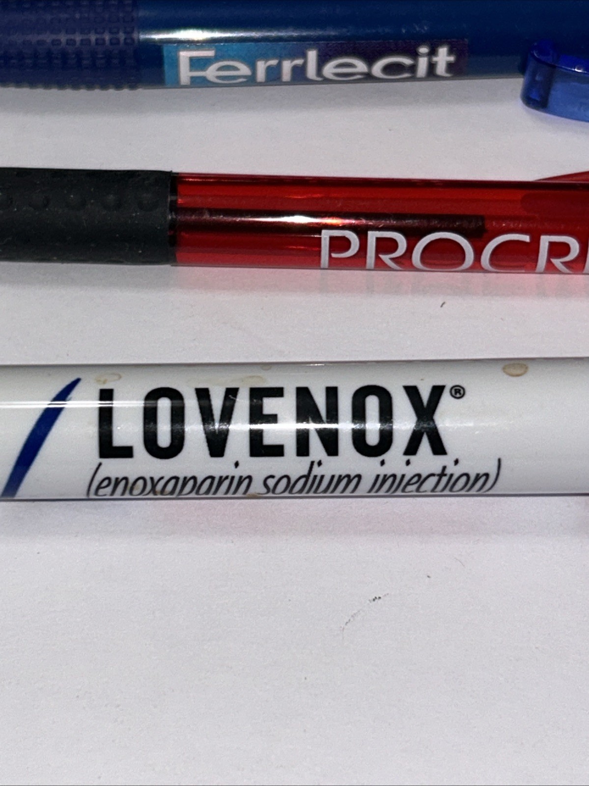 Drug Rep Lot- 3 Pens & two note pads