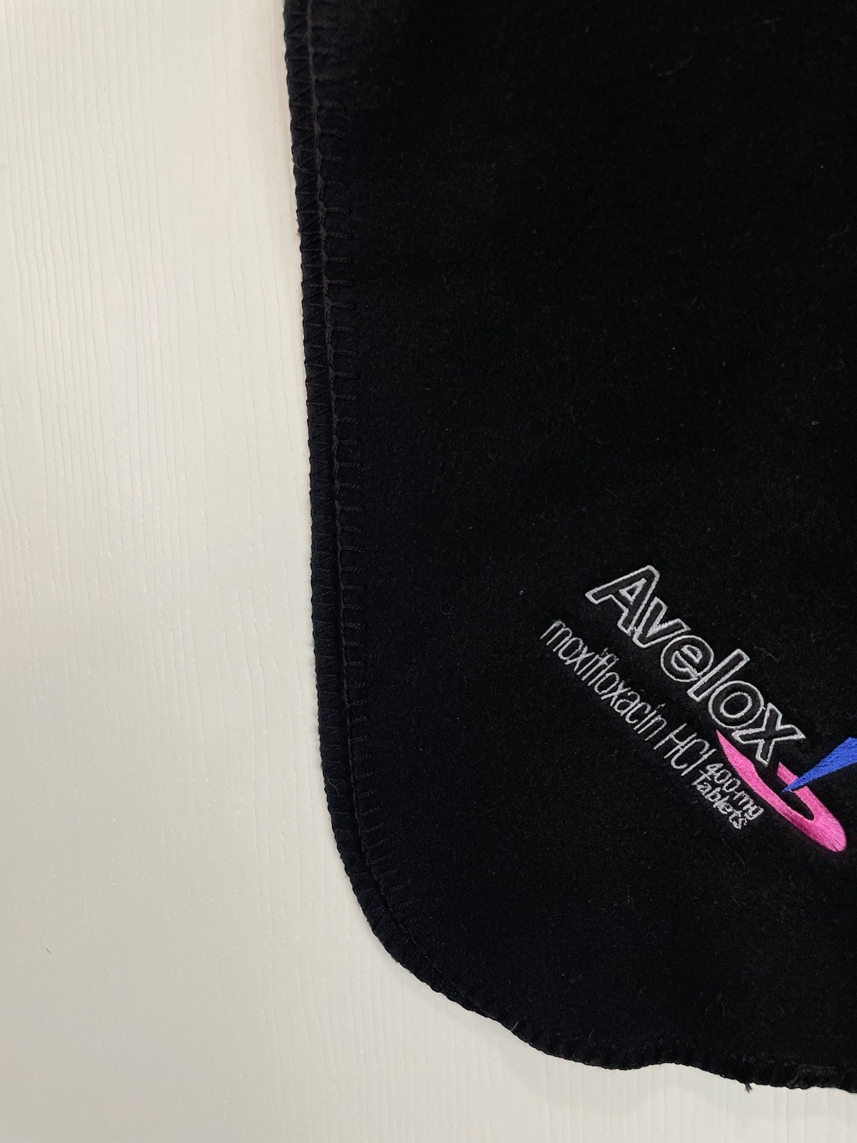 Avelox moxifloxacin HCl Tablets Black Drug Promotional Blanket