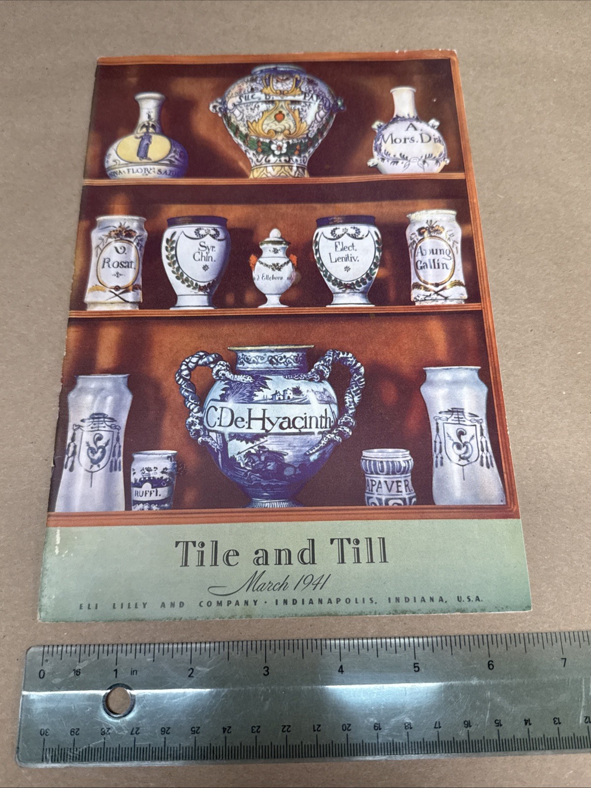 Tile And Till Magazine Eli Lilly And Company March 1941 – Indianapolis Indiana