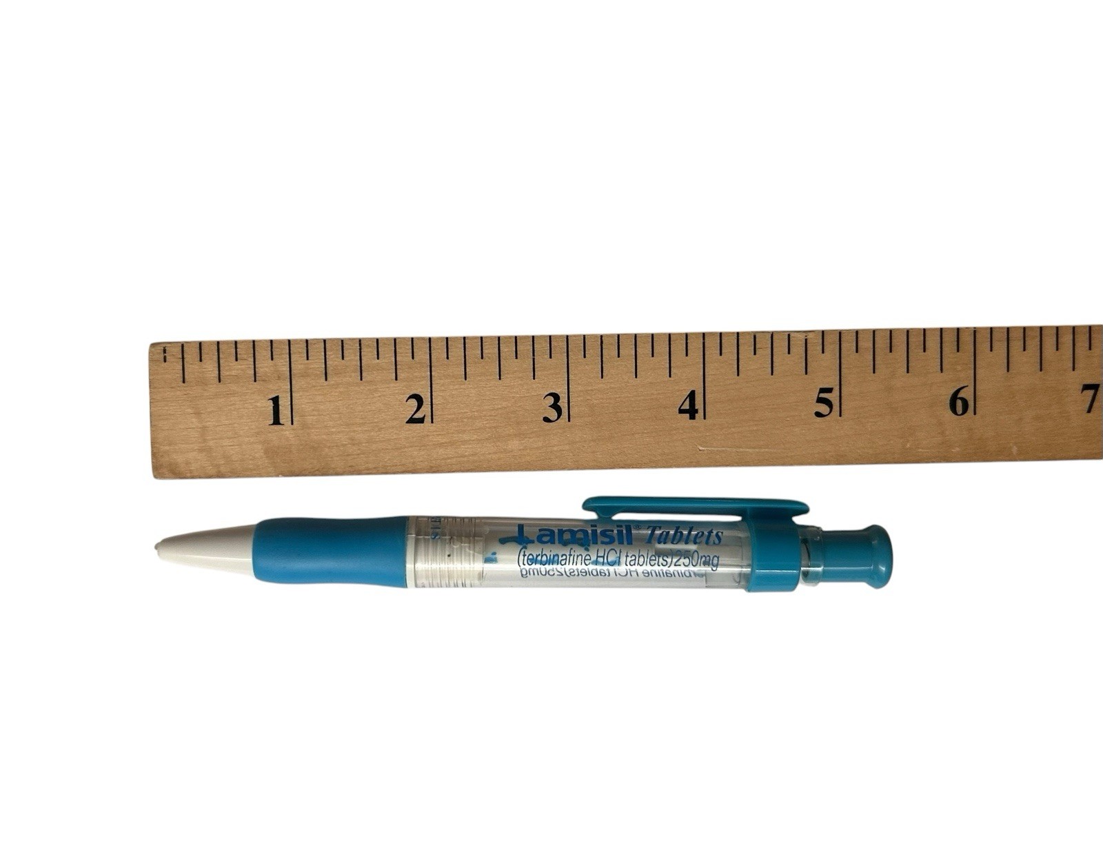 Drug Rep LAMISIL Collectible Push Pen with Internal Feet On Handle RARE Promo