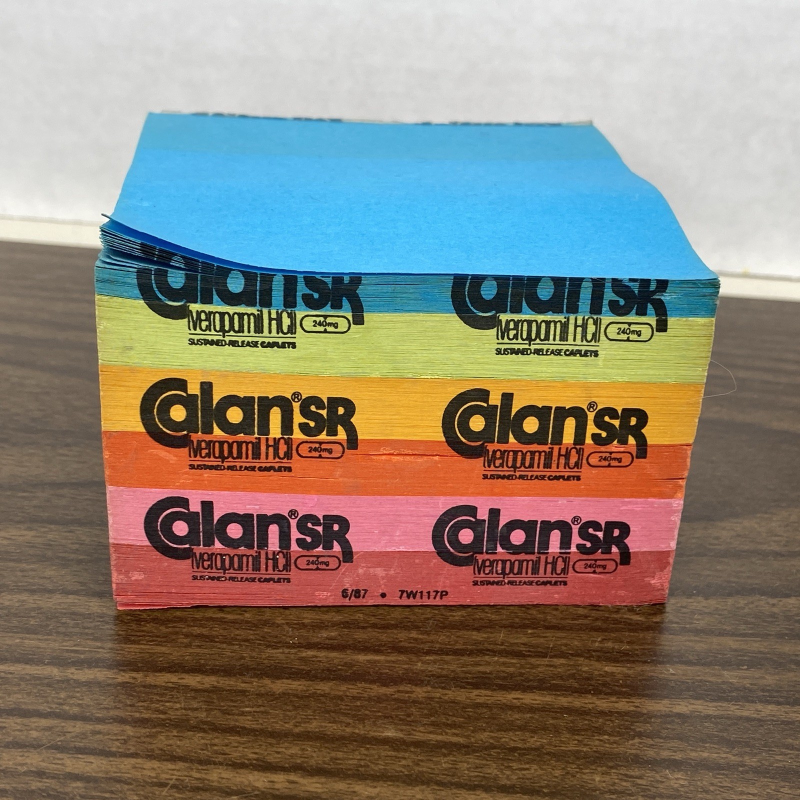 VTG Calan SR Pharmaceutical Drug Rep Advertisement Used Sticky Notes Pad