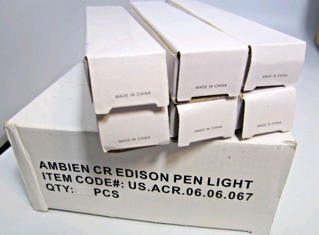 Ambien CR Pen-Light In Box W Batteries Drug Rep Pharmaceutical Collectible