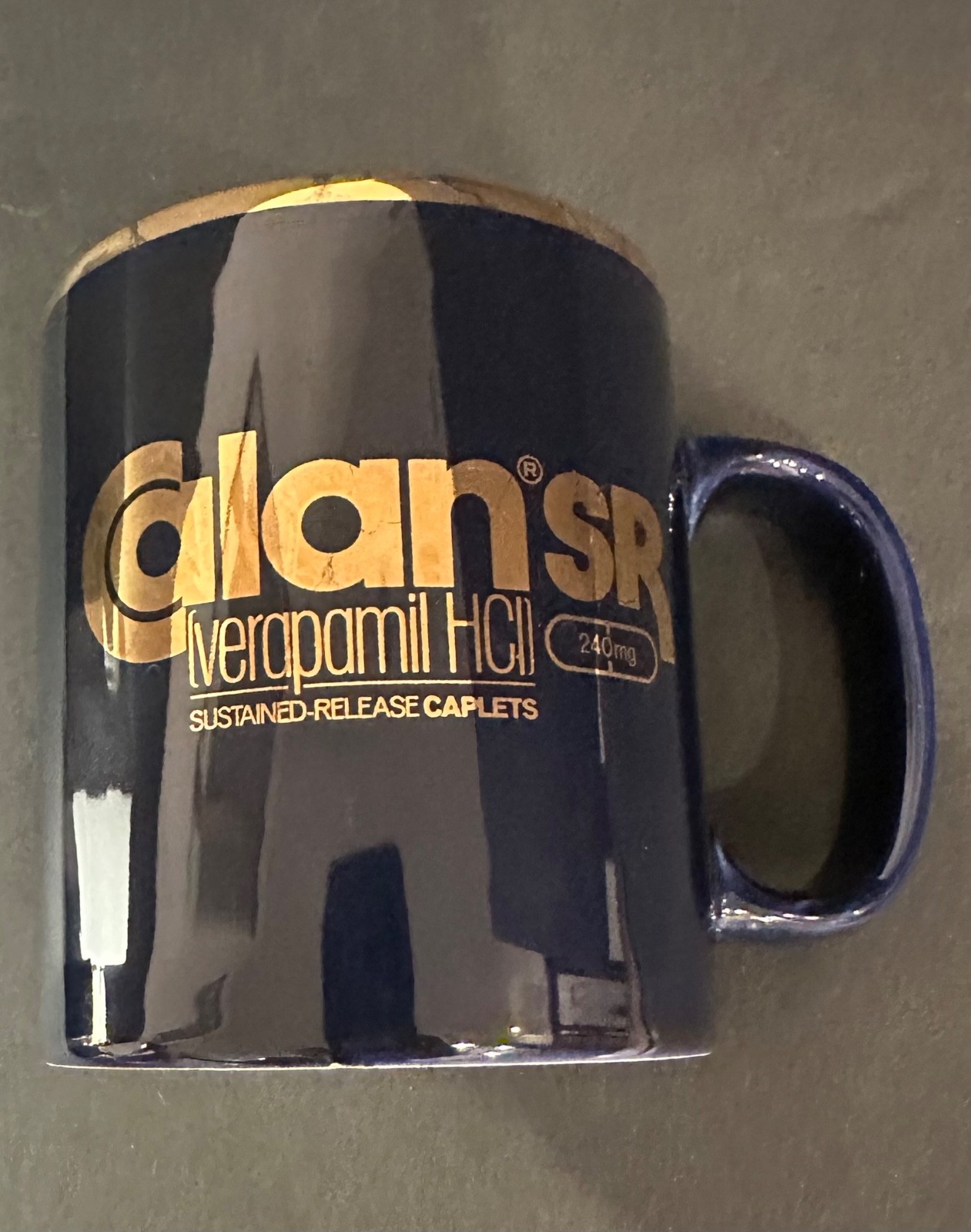 Vintage Pharmaceutical Promotional Mug Calan SR Kiln Craft Staffordshire England
