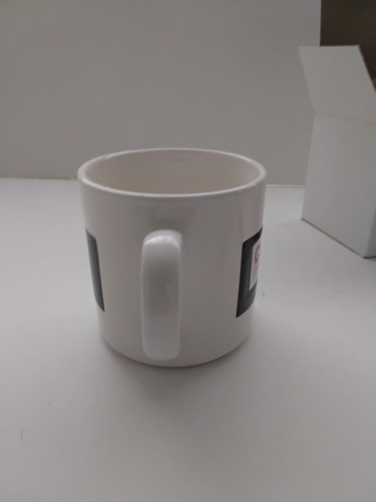 Vintage Cefobid Rx Pharmaceutical Advertisement Coffee Tea Mug FPC England NOS